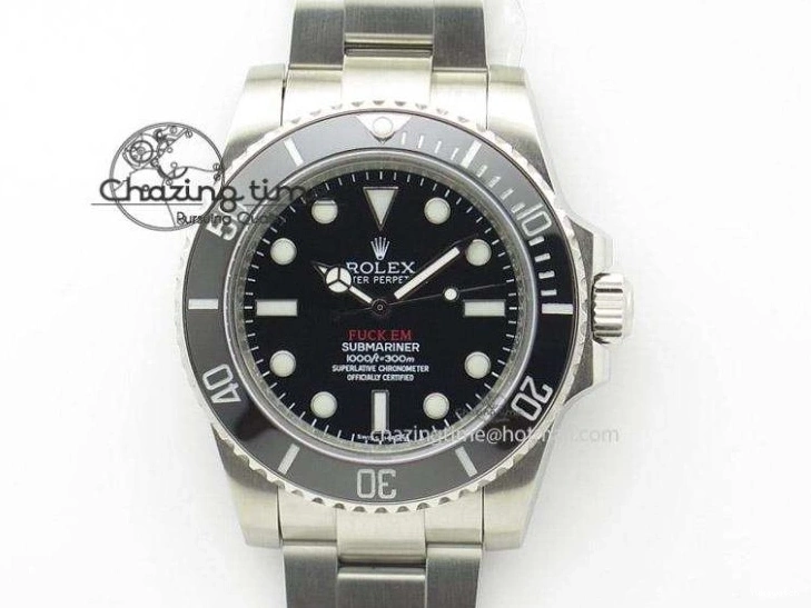 Daytona SS 1:1 Edition Noob Strap Black Best Rubber (Free SA4130 on Dial 904L Blue Extra Case Strap) 116519 0411